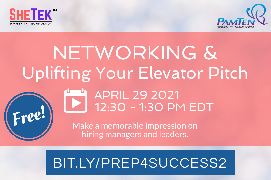 Networking & Uplifting Your Elevator Pitch