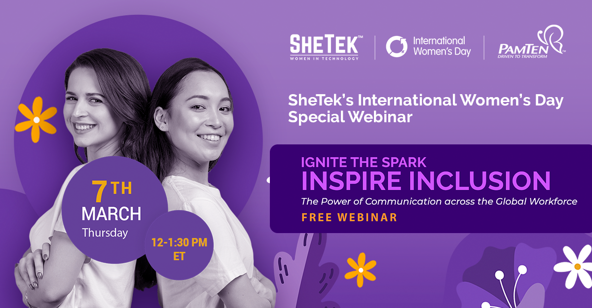 SheTek Ignite the Spark: Inspire Inclusion 2024